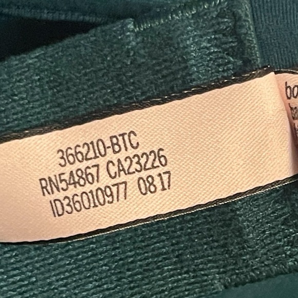 Victorias Secret Body By Victoria Dark Teal Green Lined Demi Bra 36C - Picture 5 of 8